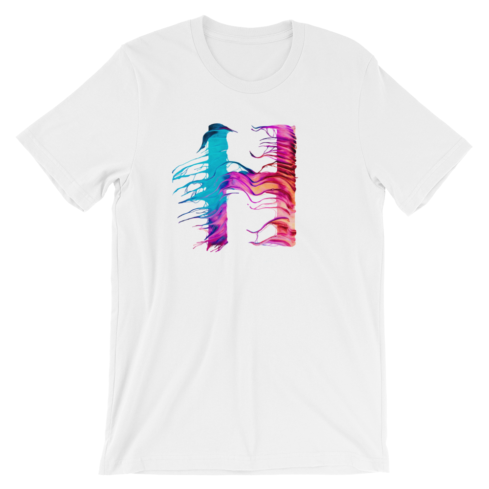 BeYouTees® Alphapaint H monogram tee