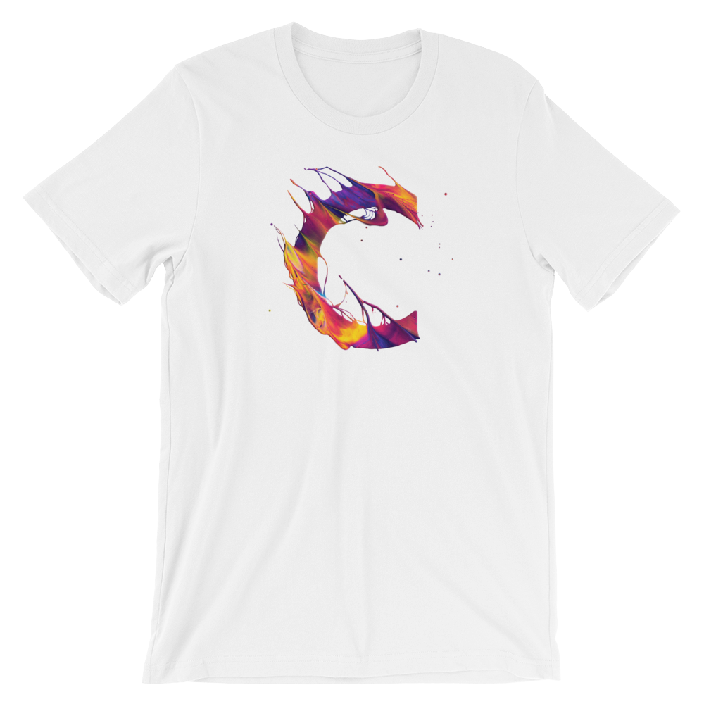 BeYouTees® Alphapaint C monogram tee