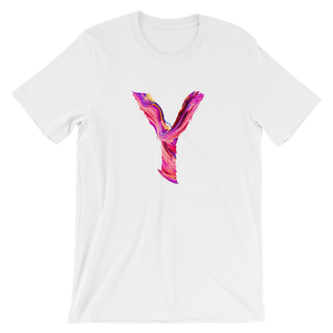 BeYouTees® Alphapaint E monogram tee