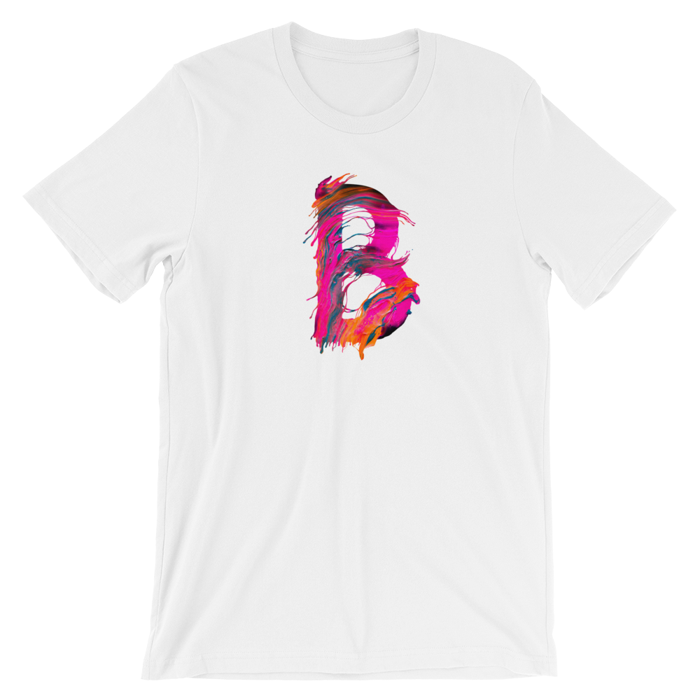BeYouTees® Alphapaint B monogram tee