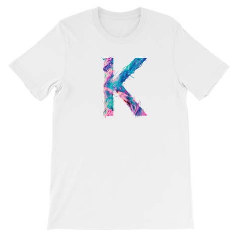 BeYouTees® Alphapaint E monogram tee