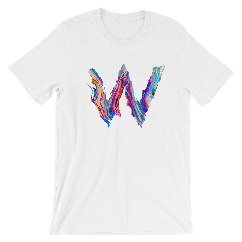 BeYouTees® Alphapaint W monogram tee