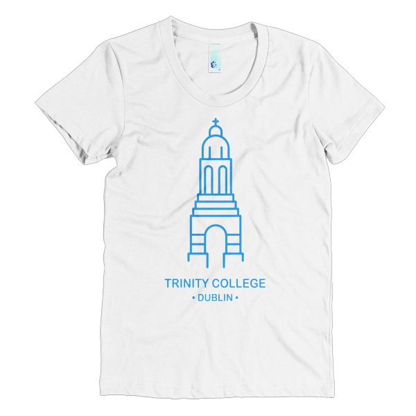 BeYouTees® Trinity College Dublin landmark graphic tee
