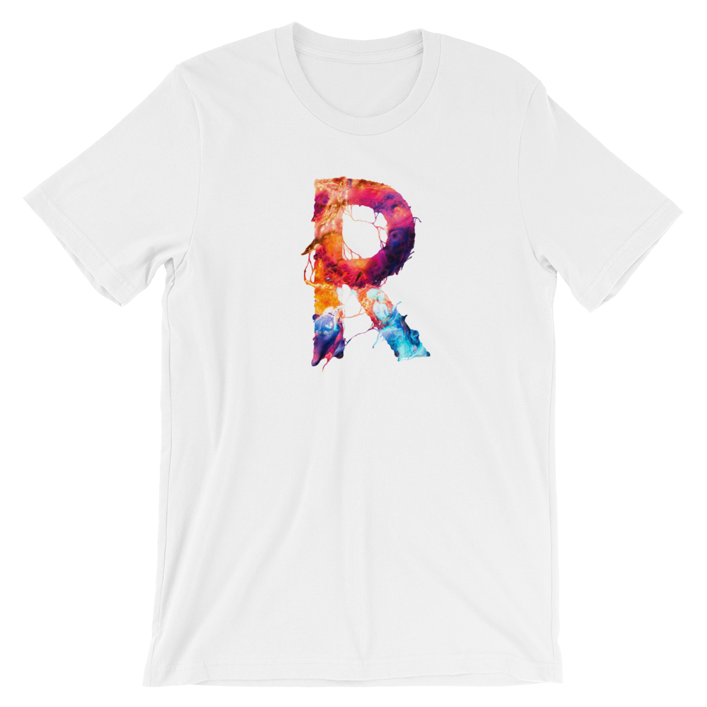 BeYouTees® Alphapaint R monogram tee