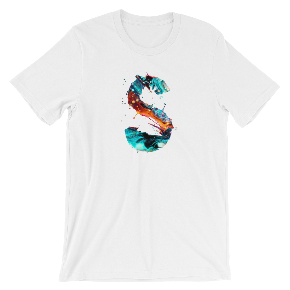 BeYouTees® Alphapaint S monogram tee