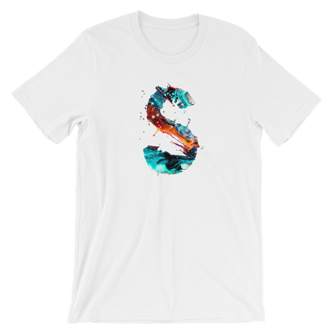 BeYouTees® Alphapaint E monogram tee
