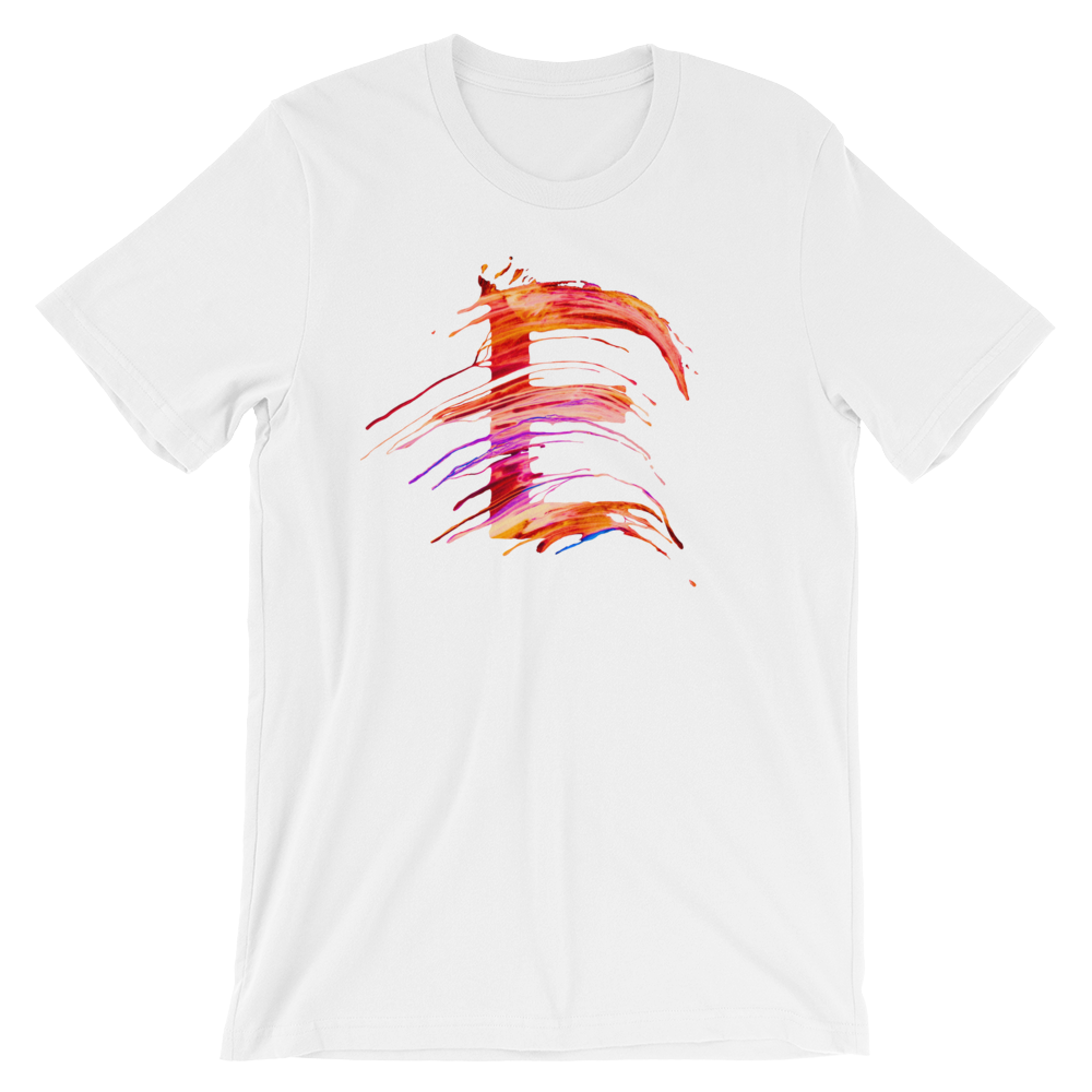 BeYouTees® Alphapaint E monogram tee