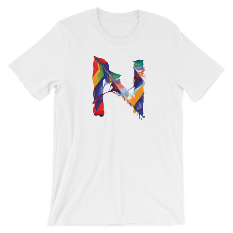 BeYouTees® Alphapaint E monogram tee