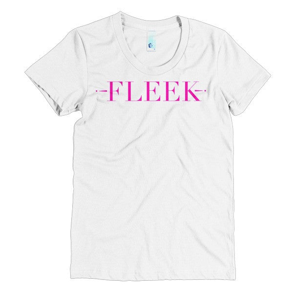 BeYouTees® Fleek graphic tee (pink type)
