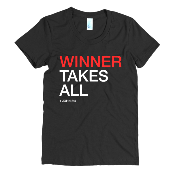 BeYouTees® Winner scripture graphic tee