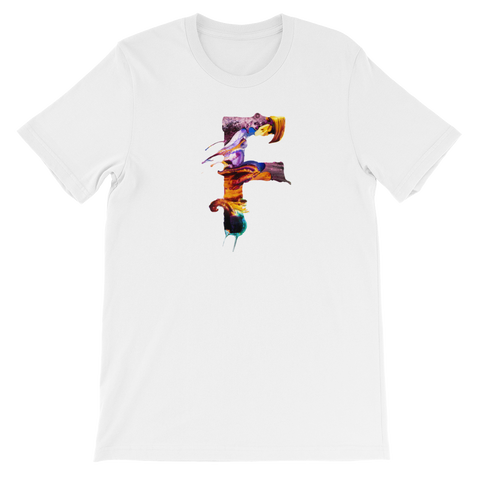 BeYouTees® Alphapaint E monogram tee