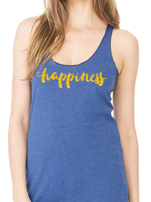 BeYouTees® Happiness graphic tank