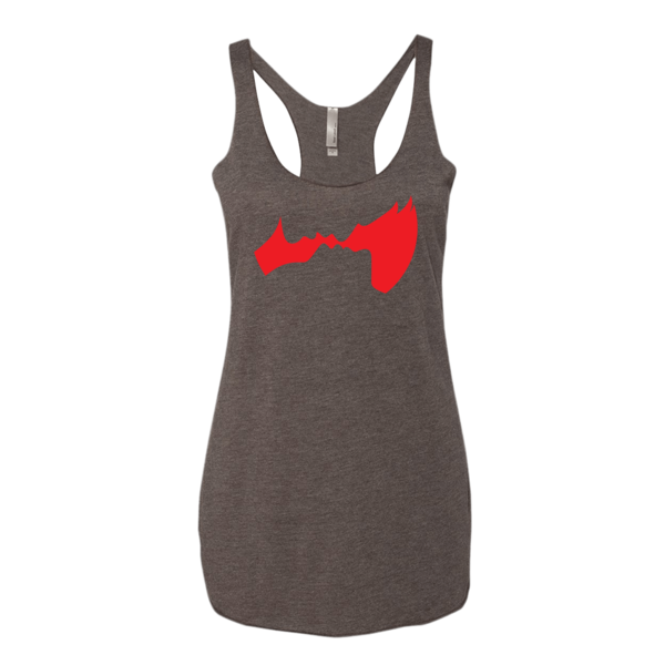 FACE TWO FACE RED PRINT TANK