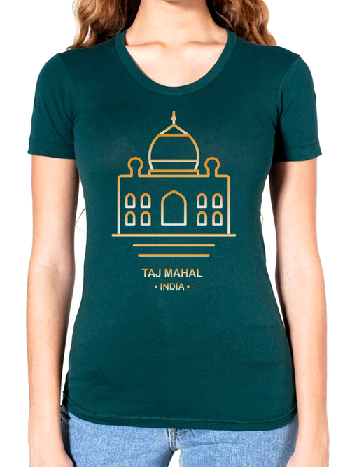 BeYouTees® Taj Mahal landmark graphic tee